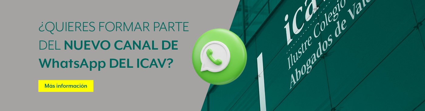 <p>Canal Oficial de WhatsApp del ICAV</p> <p>Canal Oficial de WhatsApp del ICAV</p>